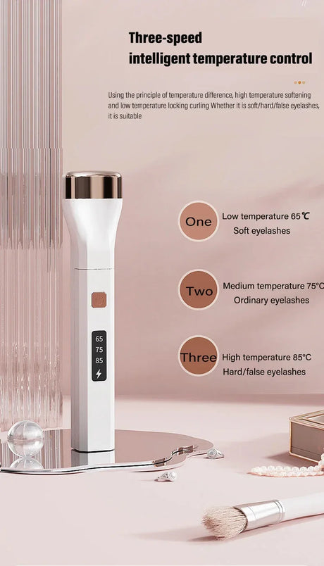 Portable Electric Heated Eyelash Curler With Three-Gear - Omega Lifestyles