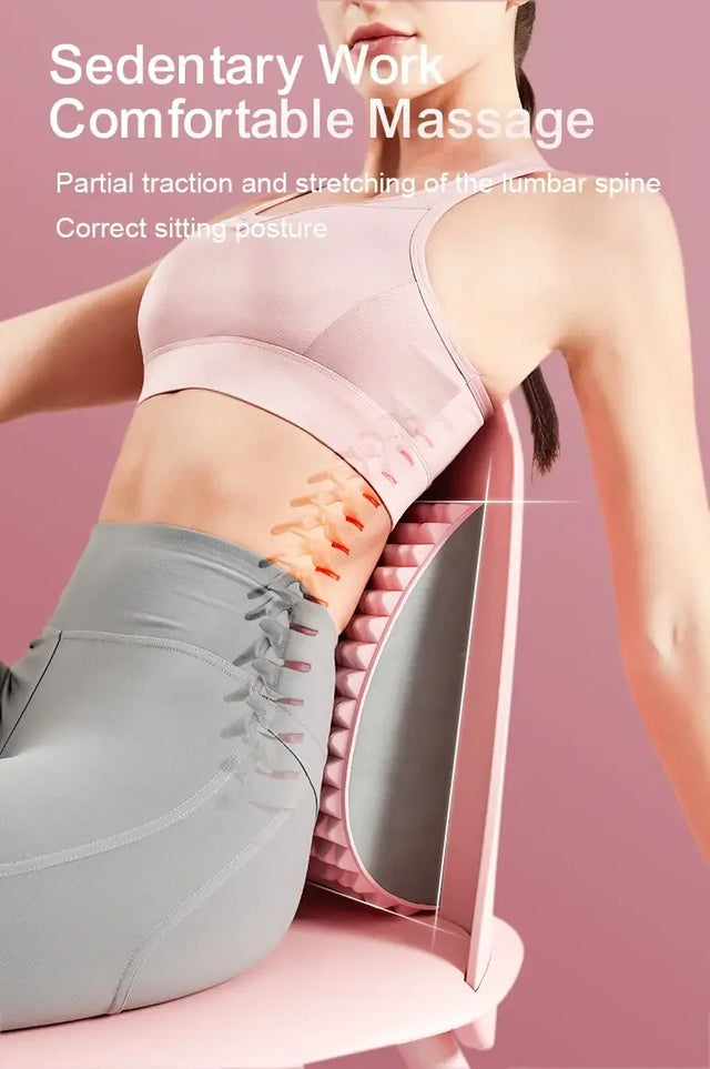 Ergonomic Back Stretcher Lumbar Neck Pain Relief Massager - Omega Lifestyles