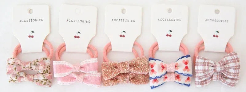 Set Of 10 Cute Elastic Hair Bands For Baby Girls - Omega Lifestyles