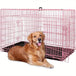 Folding Heavy Duty Iron Pet Crate For Dogs - Sleep Galleria