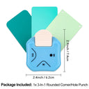 3-Way Ergonomic Paper Corner Rounder Punch Tool - Omega Lifestyles