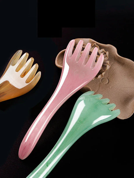 Set Of 4 Portable Resin Scalp And Body Massagers - Omega Lifestyles