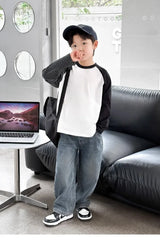 Kids Cotton Polyester Blend Straight Leg Jeans - Omega Lifestyles