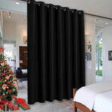 Noise Reduction Grommet Top Room Divider Curtain