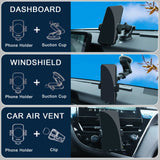 15W Fast Wireless Auto Clamping Car Charger Phone Holder