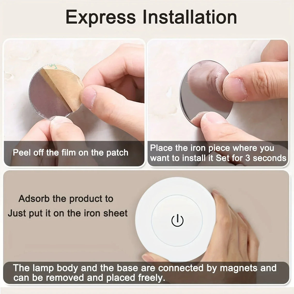 Rechargeable Touch-Sensitive LED Night Light - Omega Lifestyles