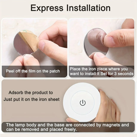 Rechargeable Touch-Sensitive LED Night Light - Omega Lifestyles