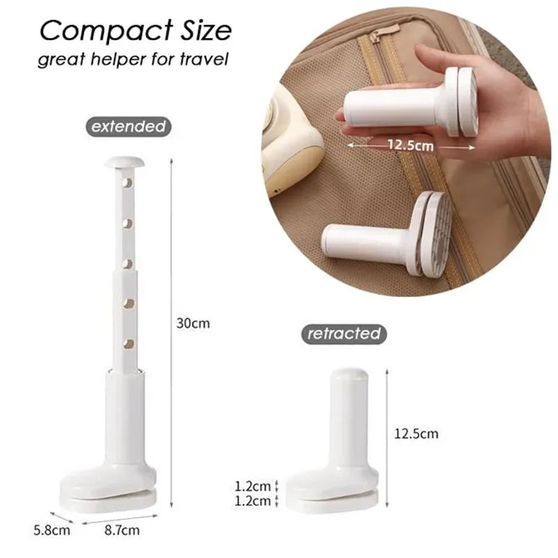 Portable Rust-Resistant Folding Plastic Travel Hanger Rack - Omega Lifestyles