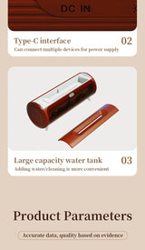 Fireplace Ultrasonic Essential Oil Aroma Diffuser Humidifier - Omega Lifestyles