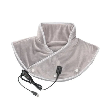 Electric Heating Plush Neck Shoulder Wrap With Vibration - Omega Lifestyles