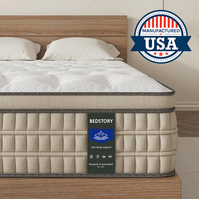 Medium 12-Inch Hybrid Gel Memory Foam Mattress