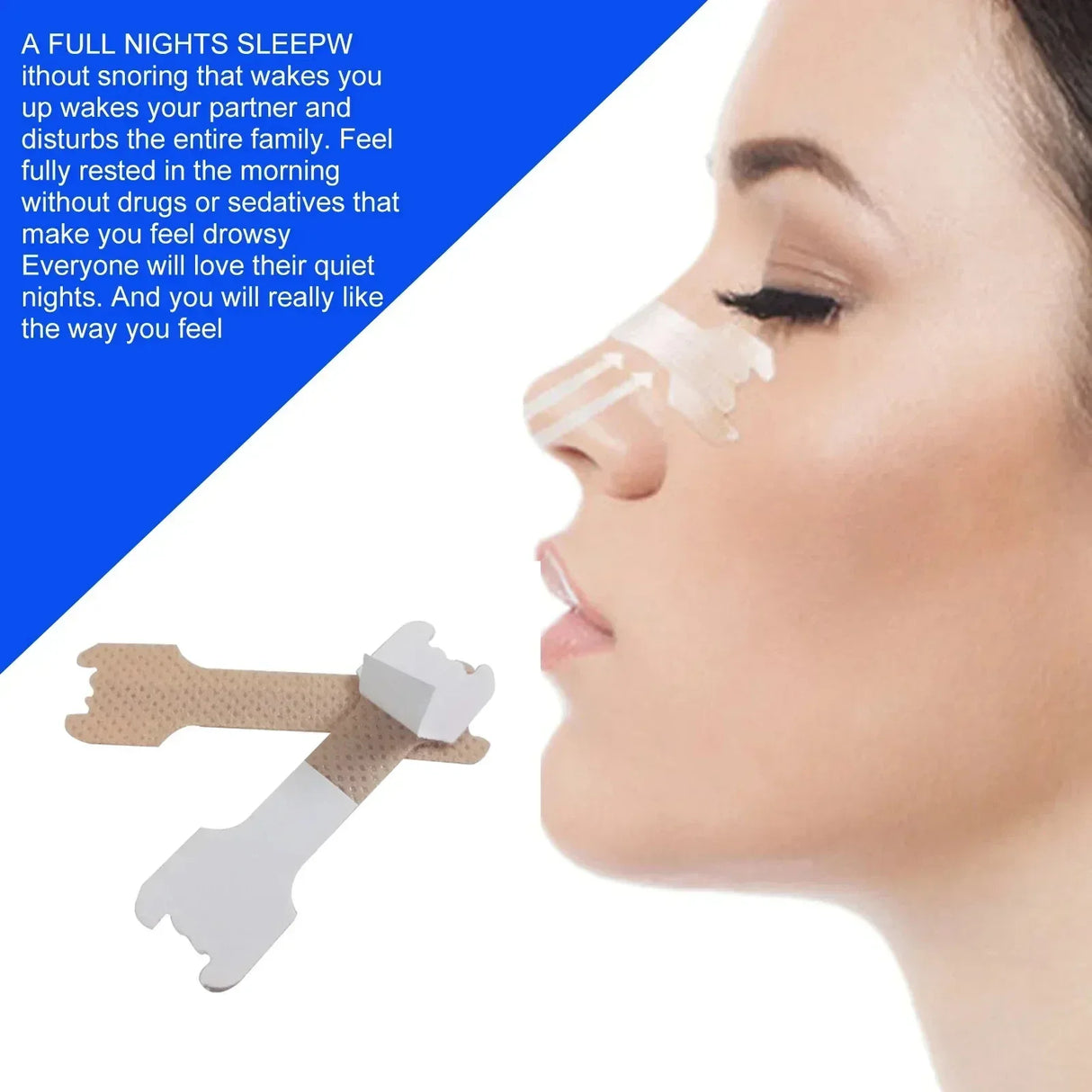 Breath Nasal Strips Sleep Snoring Relief Pack of 30 60 90 - Omega Lifestyles