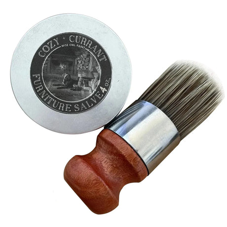 2-Piece Leather Furniture Salve And Brush Set - Omega Lifestyles