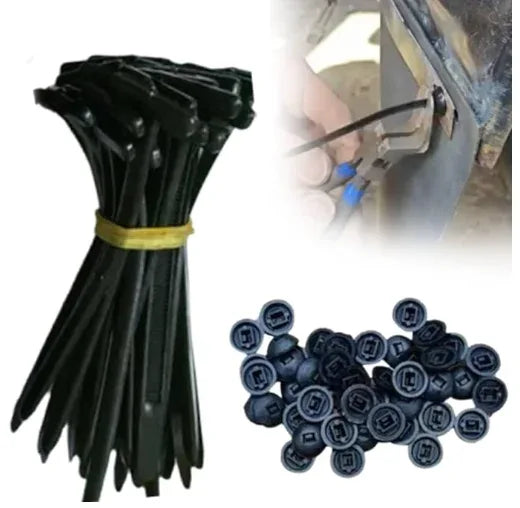 Heavy-Duty Self-Locking Nylon Cable Tie Buckles - Omega Lifestyles