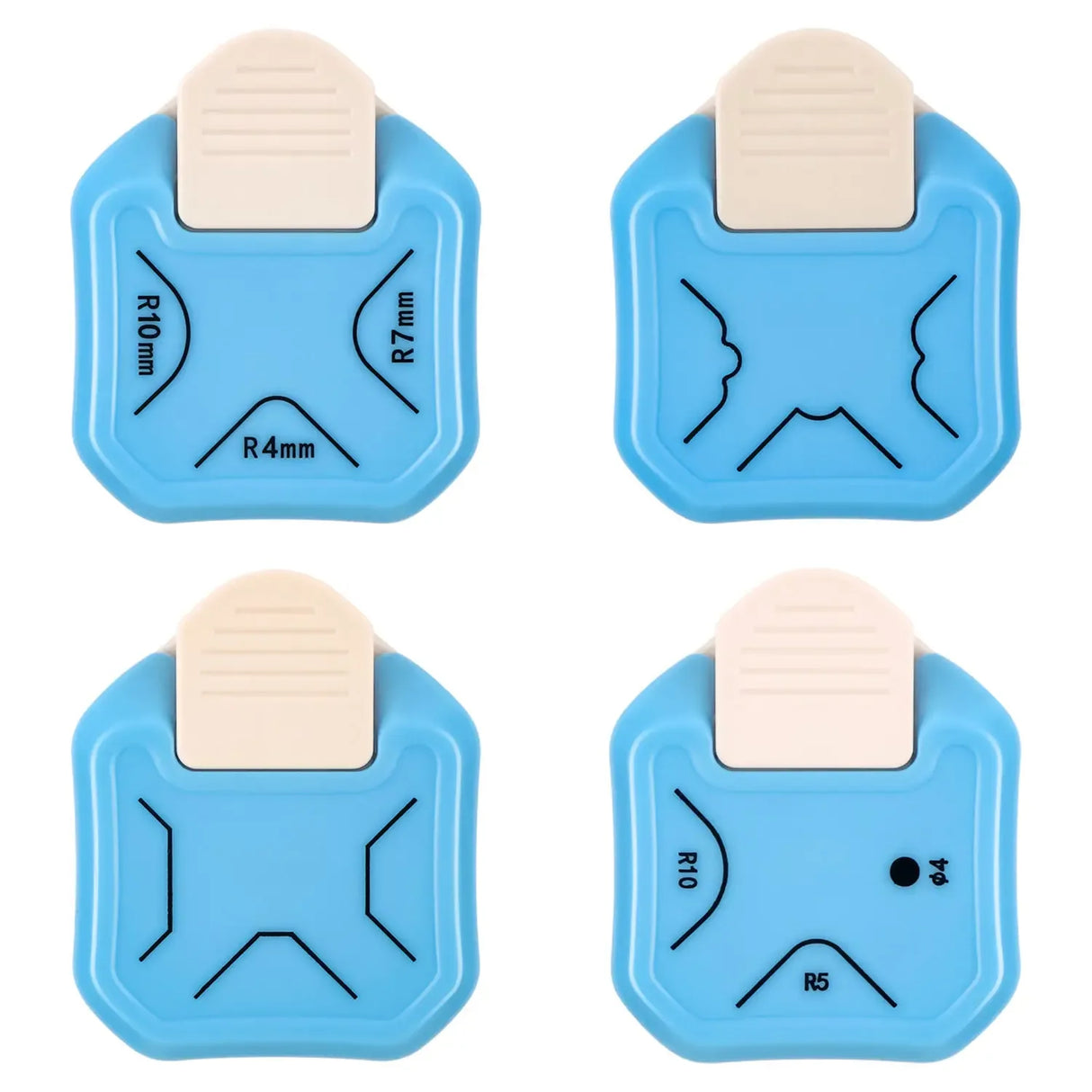 3-Way Ergonomic Paper Corner Rounder Punch Tool - Omega Lifestyles