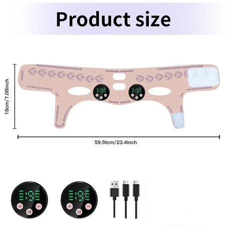 Electric EMS Facial Slimming Face Lift Massage Mask - Omega Lifestyles