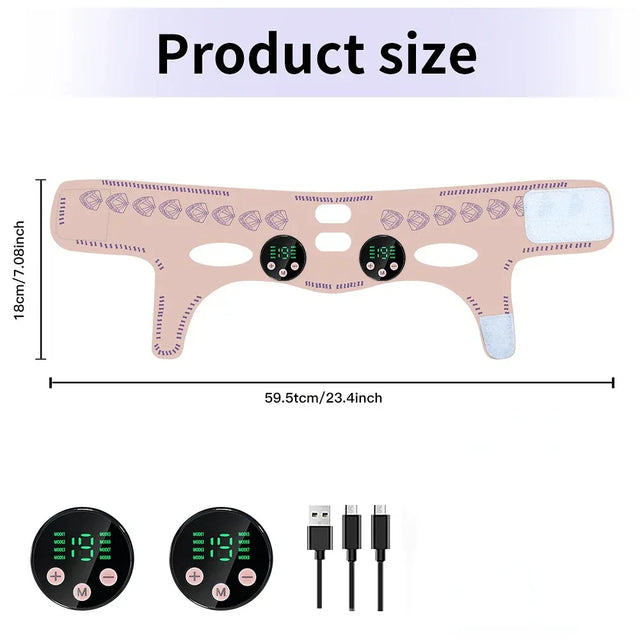 Electric EMS Facial Slimming Face Lift Massage Mask - Omega Lifestyles