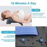 Adjustable Magnetic Neck Lumbar Spine Stretcher and Massager - Omega Lifestyles