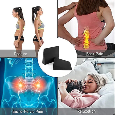 EVA Foam Yoga Brick Stretch Wedge Fitness Trainer - Omega Lifestyles