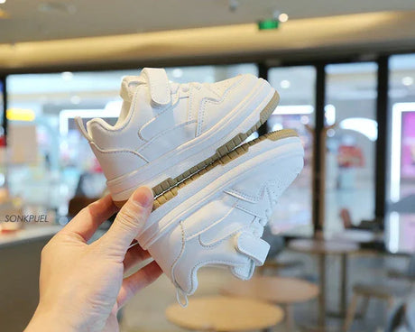 Breathable Waterproof PU Leather Children’s Casual Shoes - Omega Lifestyles