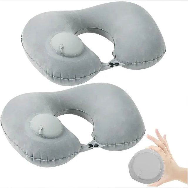 Inflatable Portable Travel Neck Pillow - Omega Lifestyles