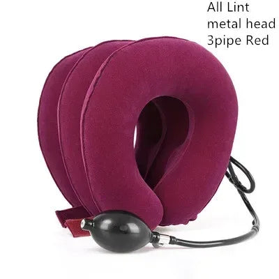 Inflatable 4-Layer Air Cervical Traction Neck Massager - Omega Lifestyles