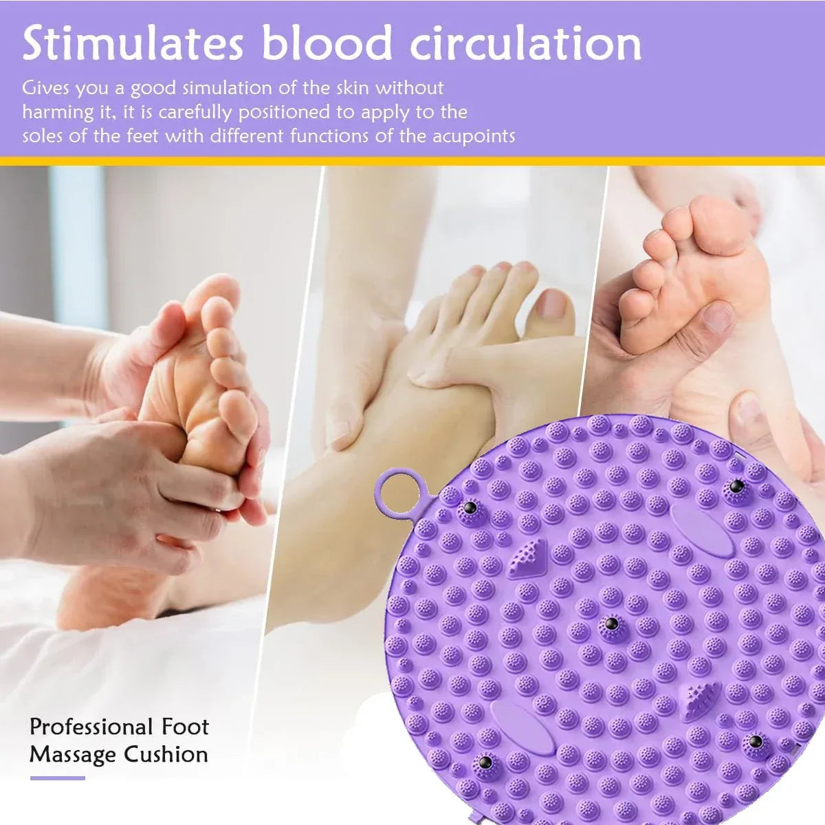 Magnetic Foot Massage Pad Plastic ABS Relaxation Accessory - Omega Lifestyles