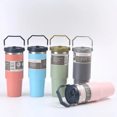 30-Inch Stainless Steel Insulated Thermos Travel Bottle - Omega Lifestyles