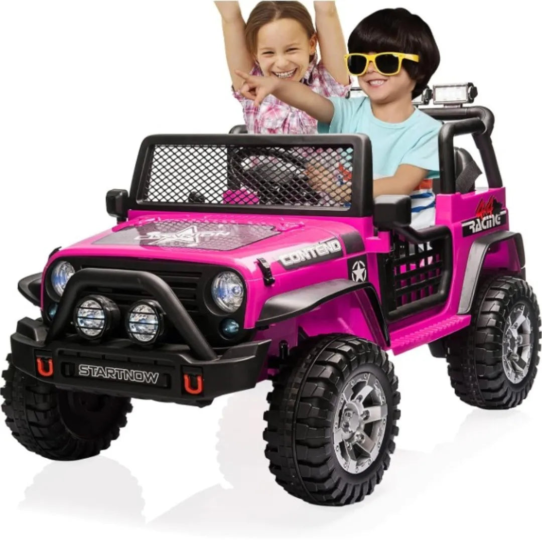 12V Electric 2-Seater Kids Ride On Truck Car With Remote