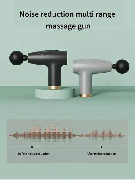 Mini 4-Head Portable Multi-Stage Muscle Massage Gun - Omega Lifestyles