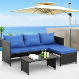 3-Piece Outdoor PE Rattan Furniture Set - Omega Lifestyles