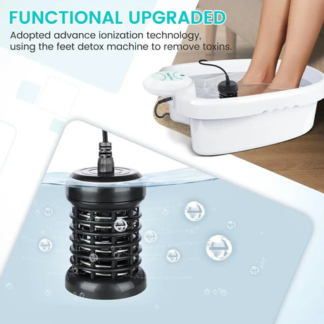 Ion Detox Foot Massager With Massage Basin - Omega Lifestyles