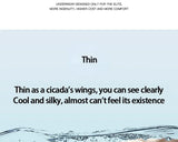 Men’s Seamless Ultra-Thin Breathable Polyester Spandex Boxer Shorts