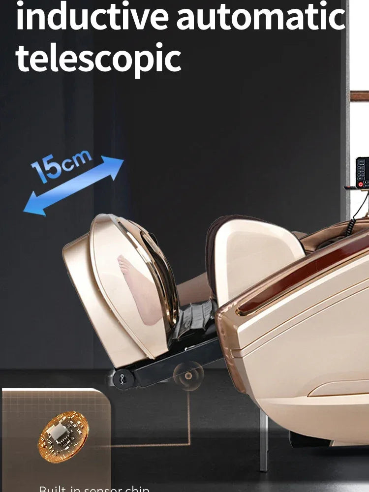 4D AI Voice Control Zero Gravity Massage Chair With Heating - Omega Lifestyles