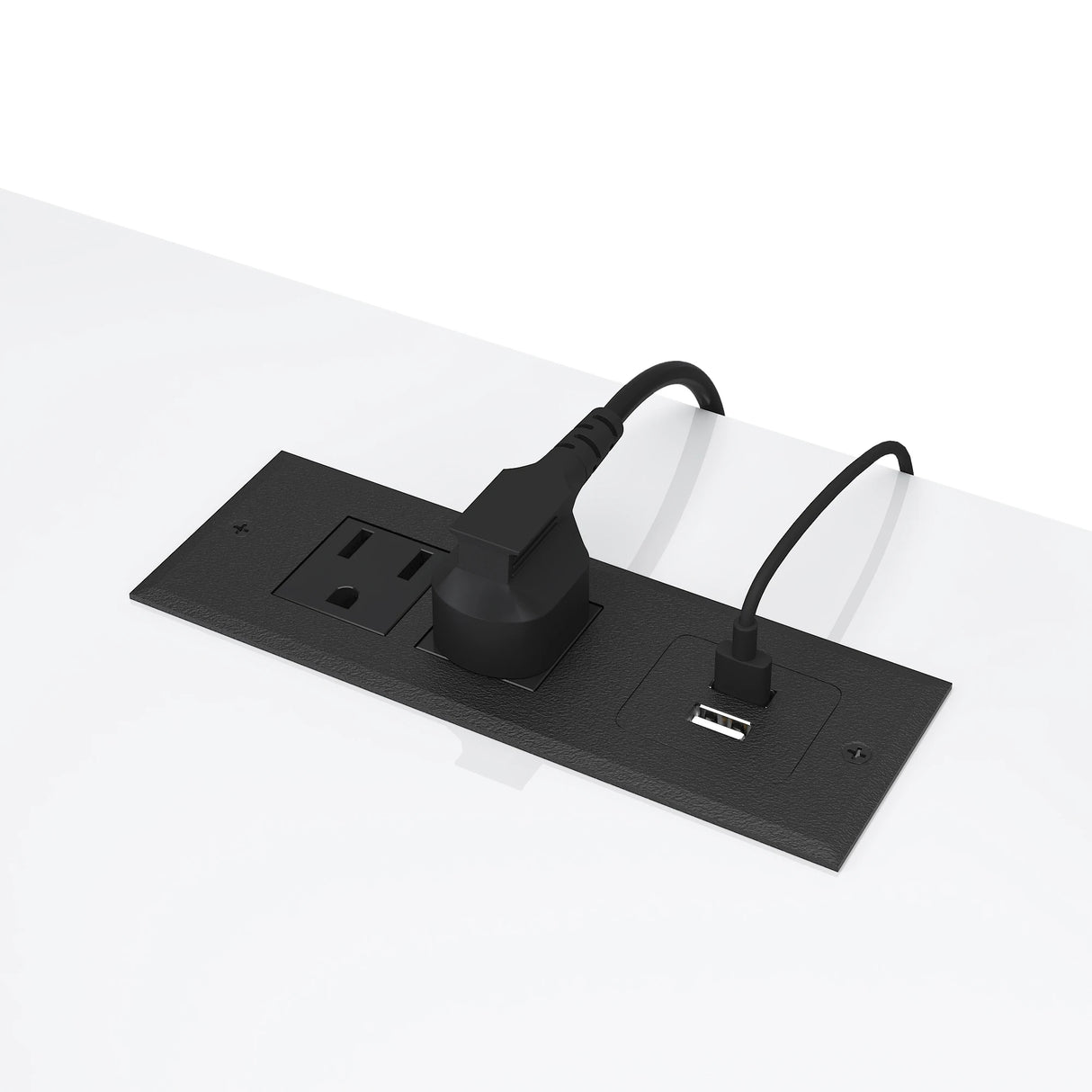 Modern 63-Inch Adjustable LED TV Stand With Storage Shelves