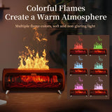 Fireplace Ultrasonic Essential Oil Aroma Diffuser Humidifier - Omega Lifestyles