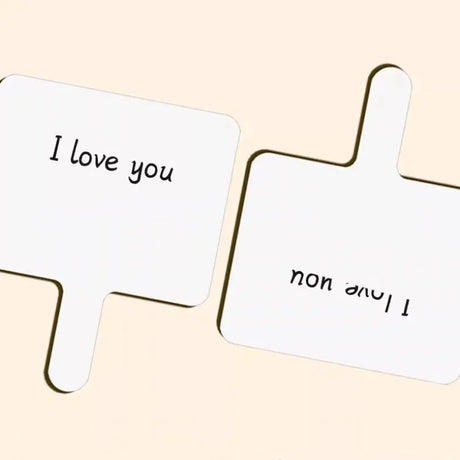 Set Of 20 Mini Double-Sided Dry Erase Whiteboards - Omega Lifestyles