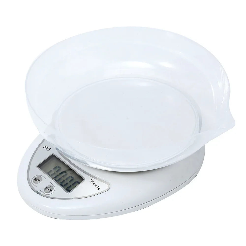 Portable Mini Digital Kitchen Scale 5Kg Capacity - Omega Lifestyles