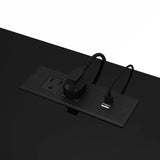 Modern 63-Inch High Gloss LED TV Stand With Storage