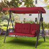 Outdoor Patio Swing with Adjustable Canopy - Omega Lifestyles