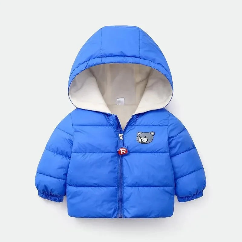 Heavyweight Winter Kids Cartoon Hooded Fleece Jacket - Omega Lifestyles