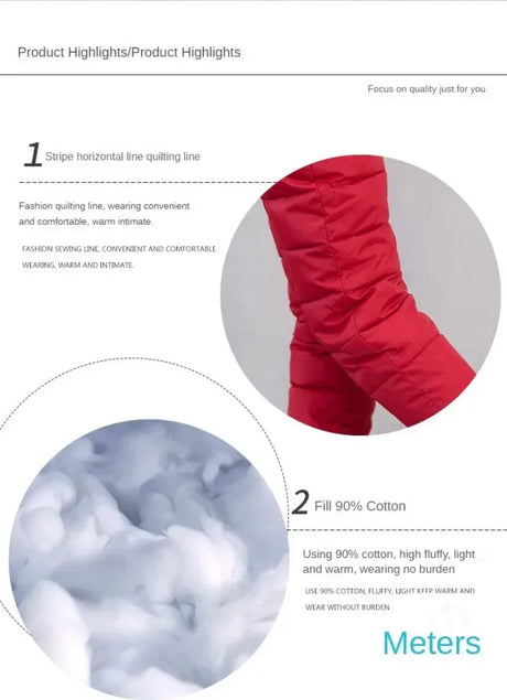 Kids Winter Warm Thicken Down Padded Ski Pants - Omega Lifestyles