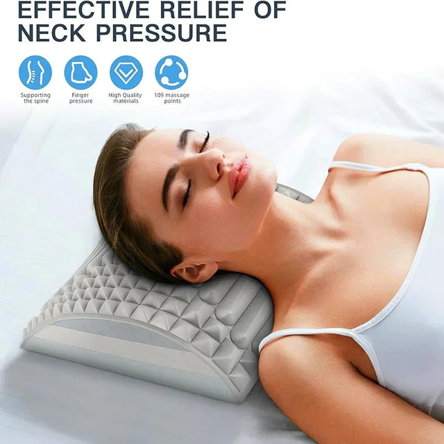 Ergonomic Back Stretcher Lumbar Neck Pain Relief Massager - Omega Lifestyles