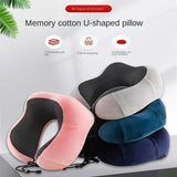 U-Shaped Memory Foam Travel Neck Pillow Cervical Support - Omega Lifestyles