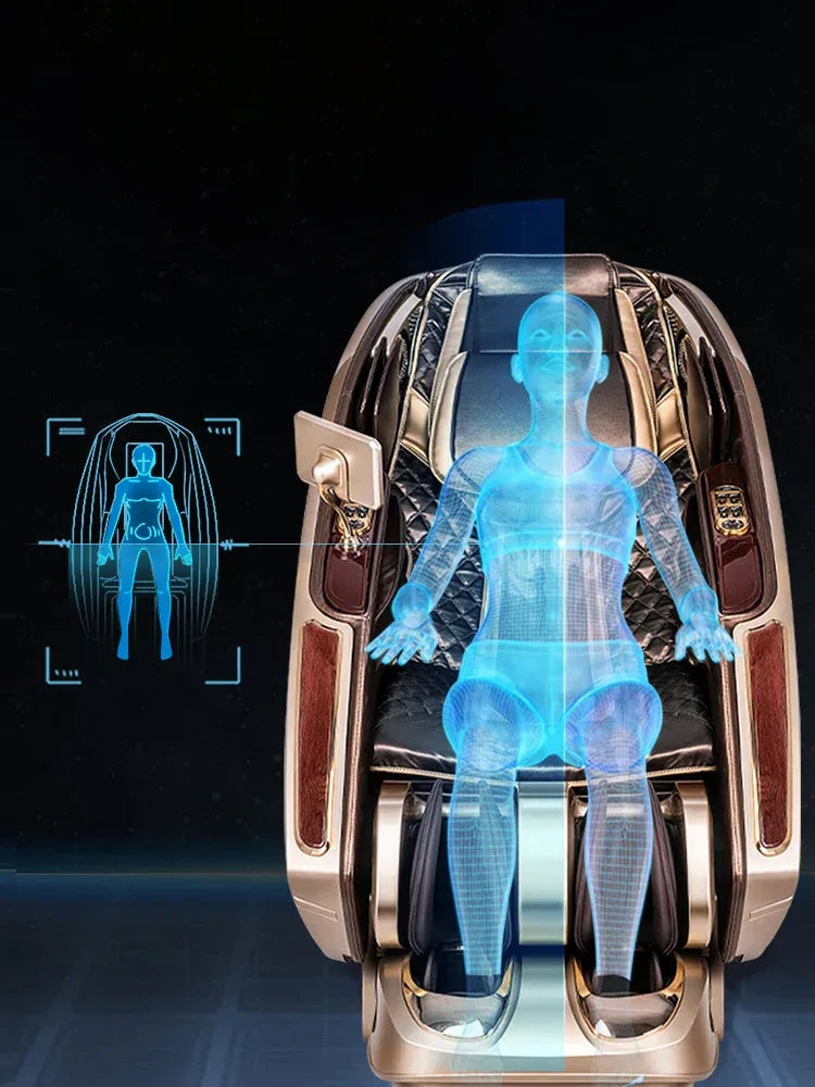 4D AI Voice Control Zero Gravity Massage Chair With Heating - Omega Lifestyles