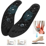Orthopedic Magnetic Acupressure Silicone Foot Insoles - Omega Lifestyles
