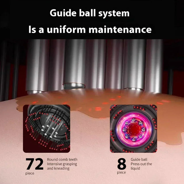 Infrared Light Scalp Massage Comb With Hair Growth Therapy - Omega Lifestyles