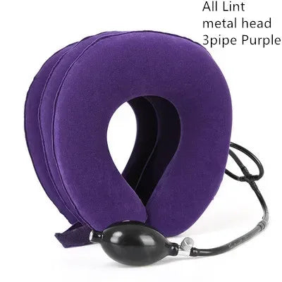 Inflatable 4-Layer Air Cervical Traction Neck Massager - Omega Lifestyles