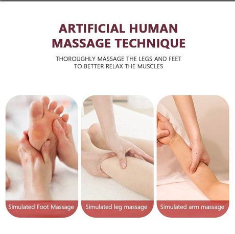 Electric Heated Foot And Leg Kneading Massage Device - Omega Lifestyles