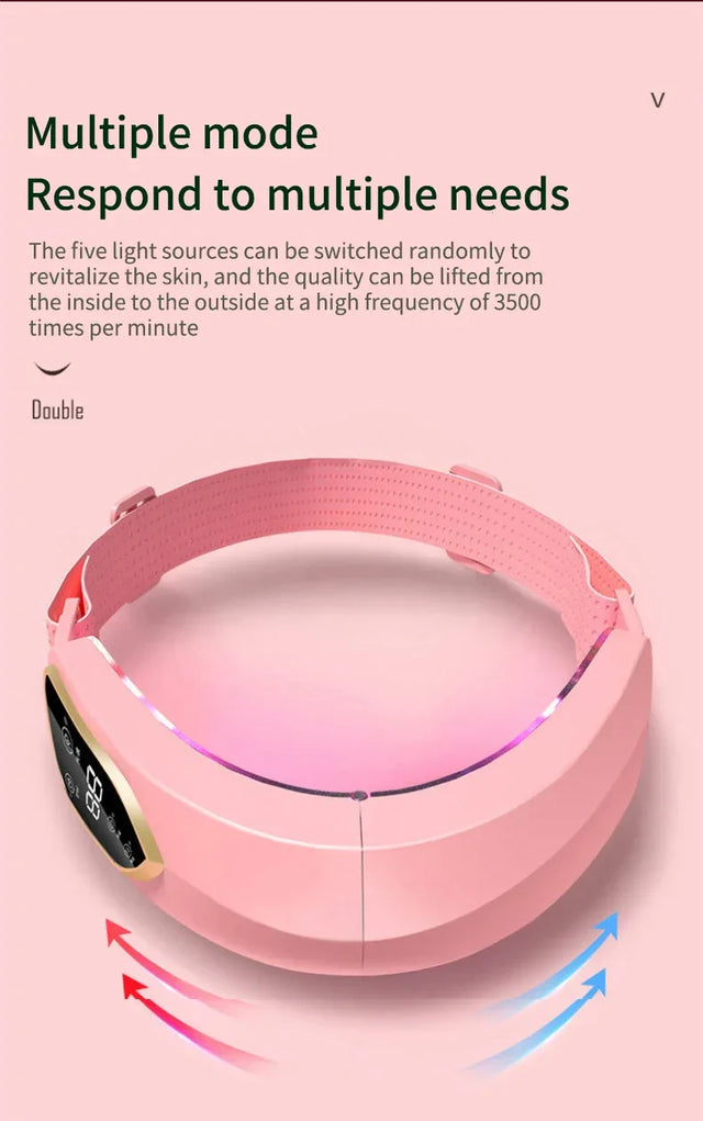 LED Photon Therapy Facial Slimming Vibration Massager - Omega Lifestyles